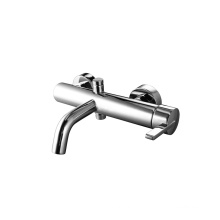 Chrome Wall Mounted Single Lever Mixer Bath Faucet